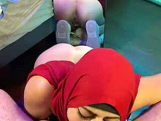 blowjob cum in mouth mirror behind mia niqab