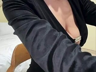 the stepmother undressed and showed her underwear