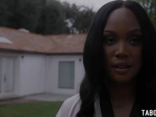 Exotic spider bite turns ebony milf into slut