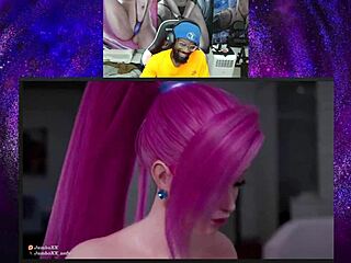 juri han rides femshep in tight cowgirl after widowmaker backshot