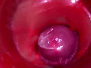 Powerful Internal Cumshot Fills Her Pussy