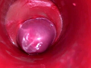 Powerful Internal Cumshot Fills Her Pussy