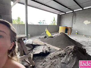 i met this guy on street he took me to construction site and fucked