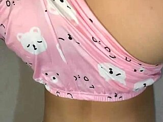 18 year old stepsister gets fucked in her pajamas after breakup