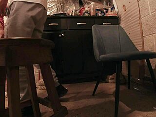 colombian wife displays her tremendous ass in miniskirt for voyeur