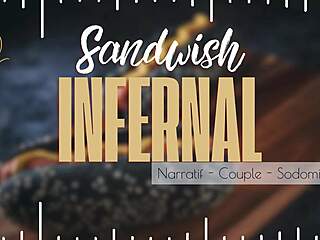 Sandwish Infernal - French Audio Story Couple Assfucked