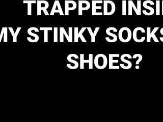giantess maya traps little 18+ boy in her socks