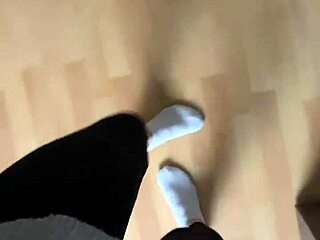 good morning fetish of girl smelly socks