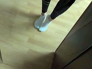 good morning fetish of girl smelly socks