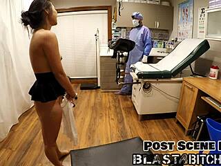 raya nguyen sucks dick and gets fingered by doctor