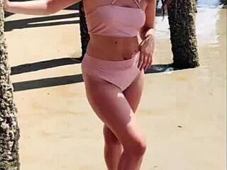 bikini real girls compilation at the beach pt3