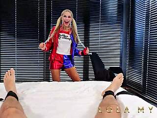 horny stepsister ties up stepbrother for punishment