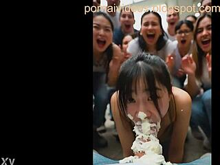 public whipped cream blowjobs in pov outdoor scenes