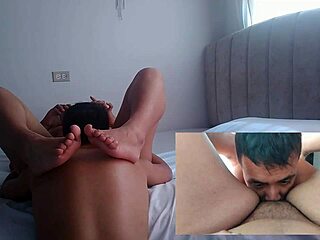 Squirting pussy in a latino mans mouth