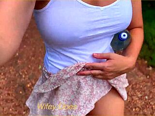 wifey does best of public flashing 6 outdoors