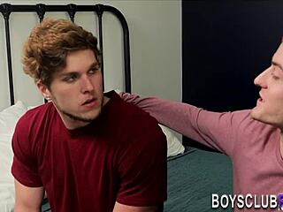 gay hunk shoots cum deep in dudes ass after rough anal