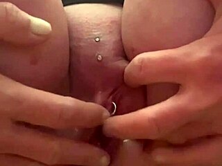 Squirting Pee Strong Stream After Orgasm By Rubbing My Pierced Clit