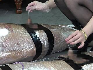 japanese mistress tomeki trains wrapped masochistic men
