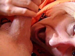 Amateur homemade facial