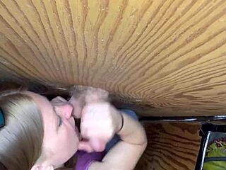 Gloryhole amateur gets facial cumshot