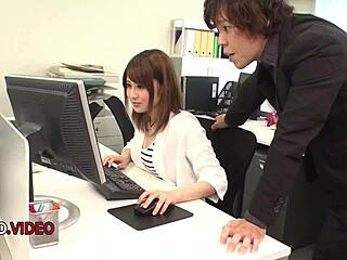 Yumi maedas office seduction busty blonde takes charge with sexy skills