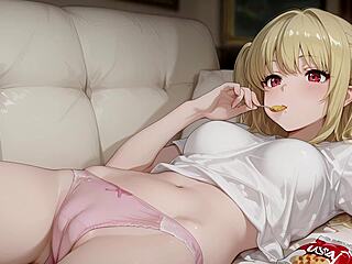 Misa amane hentai cosplay lazy wife misa amane serves herself for dinner ai