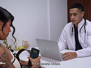patient lets doctor lubricate her in office