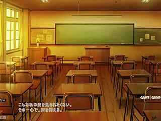 Shibari bound virgin schoolgirls and teacher refrain