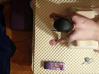 Anastasia mistress uses strapon for anal submission at home