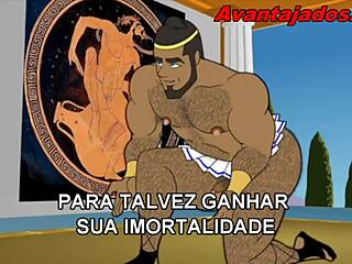 animan gay porn with strong machos