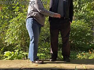 Horny Stepmom Enjoys Outdoor Public Fun With Stepson