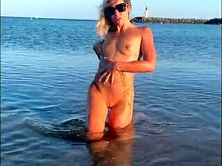 BEACH MOOD KLEO FURIOSA with tight wet pussy on sand