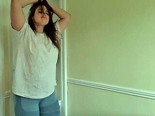 Latina Goddess Rides Toy After Dance