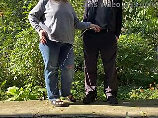 Horny Stepmom Enjoys Outdoor Public Fun With Stepson