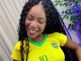 Brasil ganho e a novinha brasileira safada levou rola - braziliangirl novinha e safada chamou amigo pauzudo para ver o jogo e ele fudeu a safada na casa do corno manso
