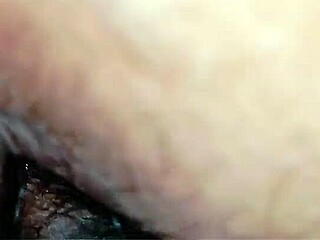 While Cuckold Works Stepmother Rides Stepson Cock