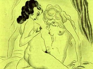 Vintage Top Erotic Drawings