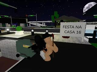 sexo em publico na praca da cidade