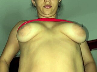 tetona uses her huge natural tits to milk him dry