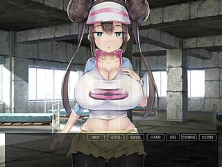 Rosa from pokemon dominates with femdom moves
