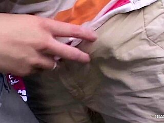 This couple loves to make out but he also treasures her soft breasts and clam