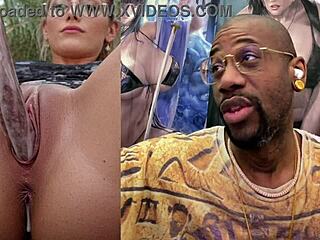 thicc nerdy girl gets her tight pussy creampied and licked