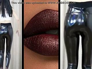 Dancing china girl pvc pants