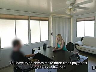 loan4k girl strips and gets fucked