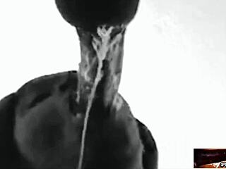 Perfect Lips Sucks Black Cock Sloppy
