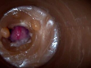Teen slut gets deep cream pumping on camera