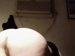Huge ass workout with tit play and anal