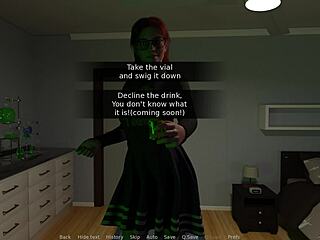 nerdy girl offers you potion drink what could go wrong