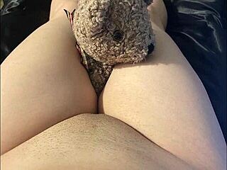 crazy asmr fetish teen moans loud during first solo play