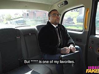Blonde Milf Feels Wild Pleasure Using Huge Natural Tits On Teacher In Taxi